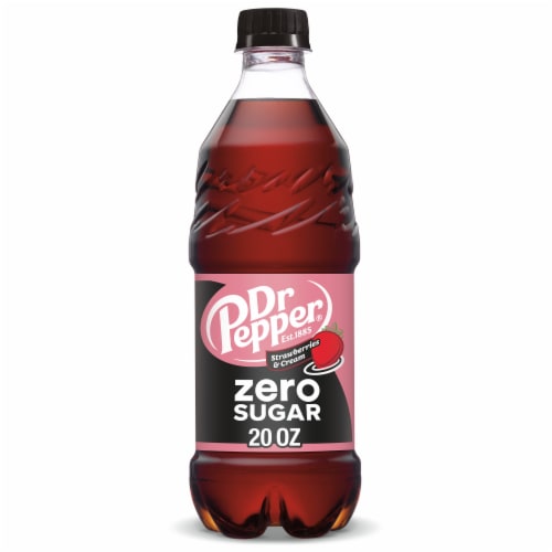 Dr Pepper Strawberries & Cream Zero Sugar Soda T7