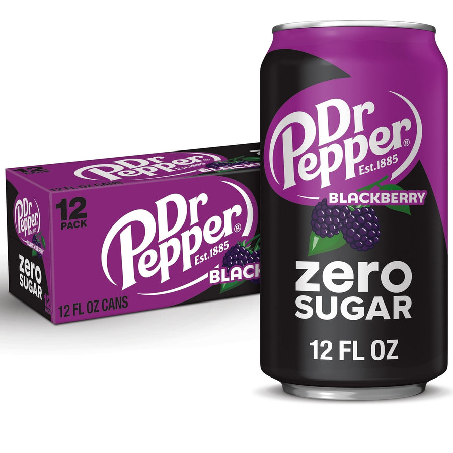 Dr Pepper Blackberry Zero Sugar Soda F3