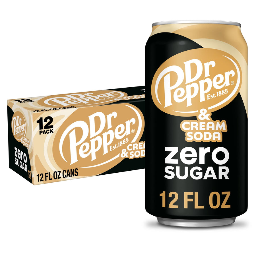 Dr Pepper & Cream Soda Zero Sugar Z0